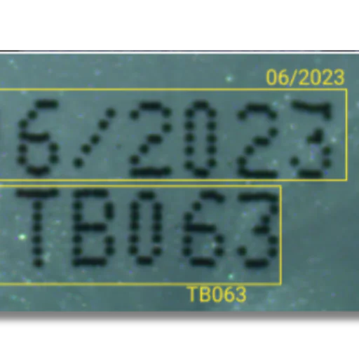 Date and batch code recognition