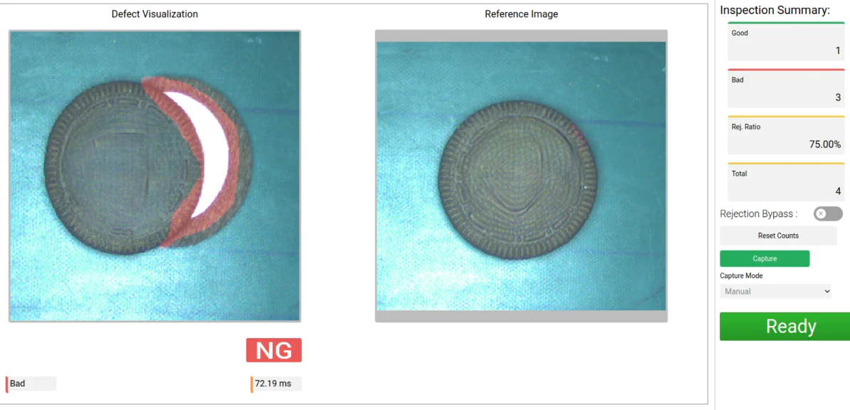 creme cookie inspection