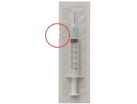 syringe packing inspection