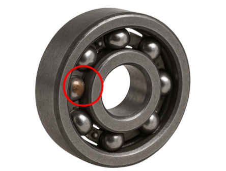 Pitting and corrosion detection bearing
