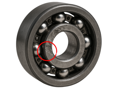 Surface defect detection spftware bearing