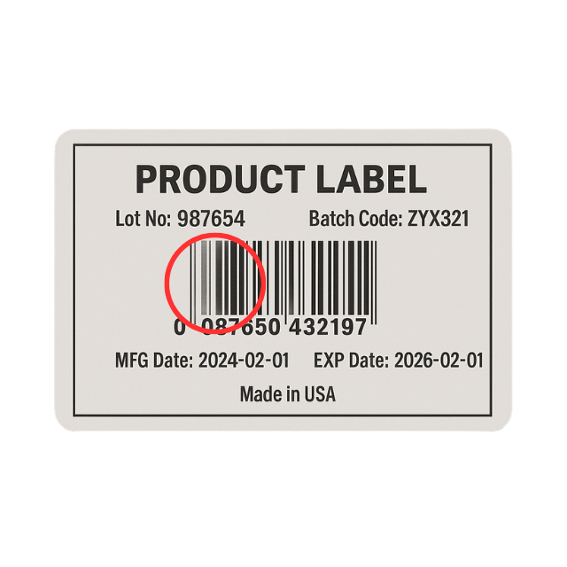 OCR inspection for lot code and expiration date