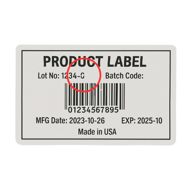batch code expiry date reading system for manufacturing