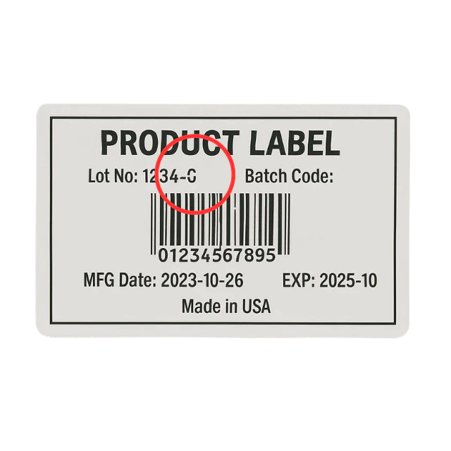 batch code expiry date reading system for manufacturing