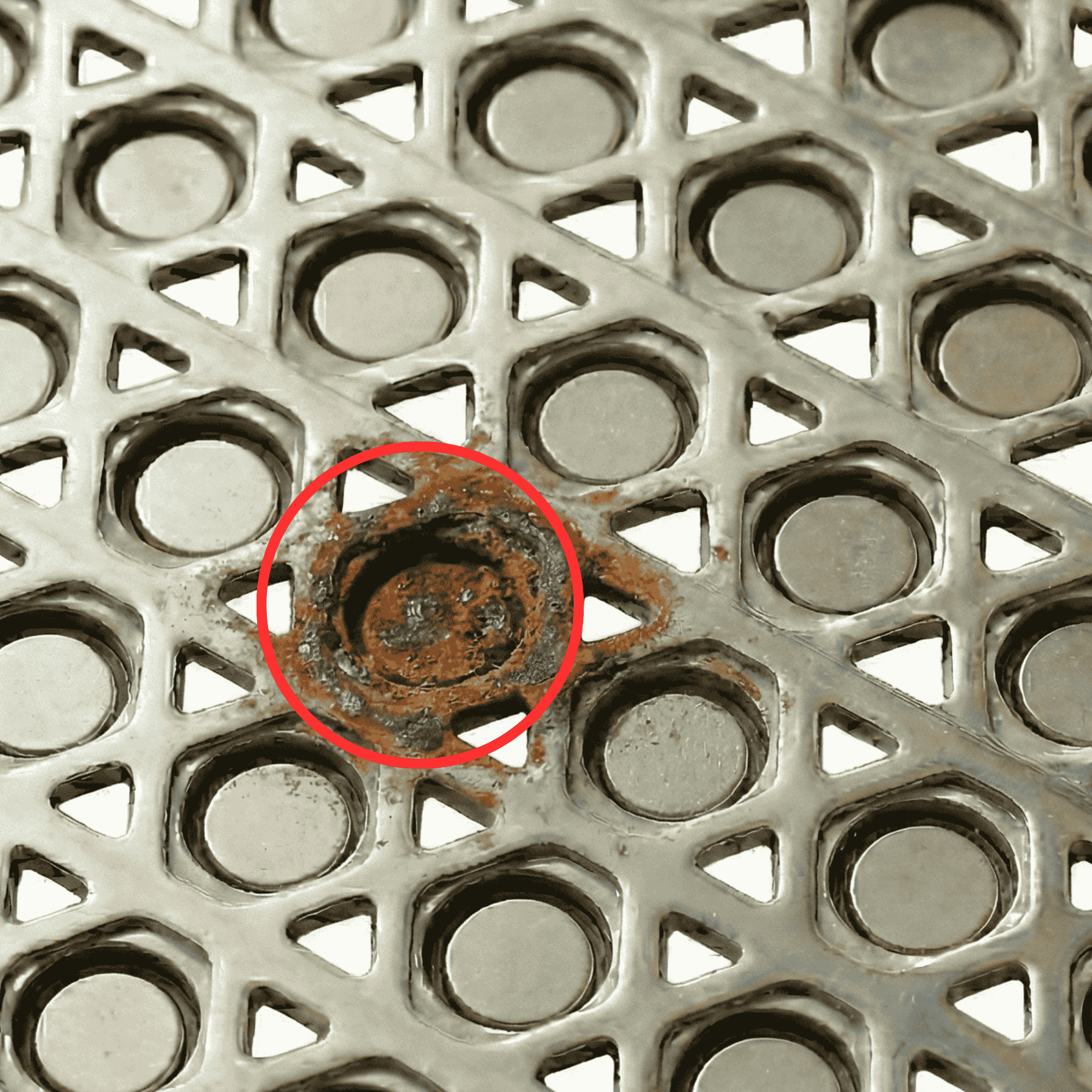 foreign particle detection in battery packs