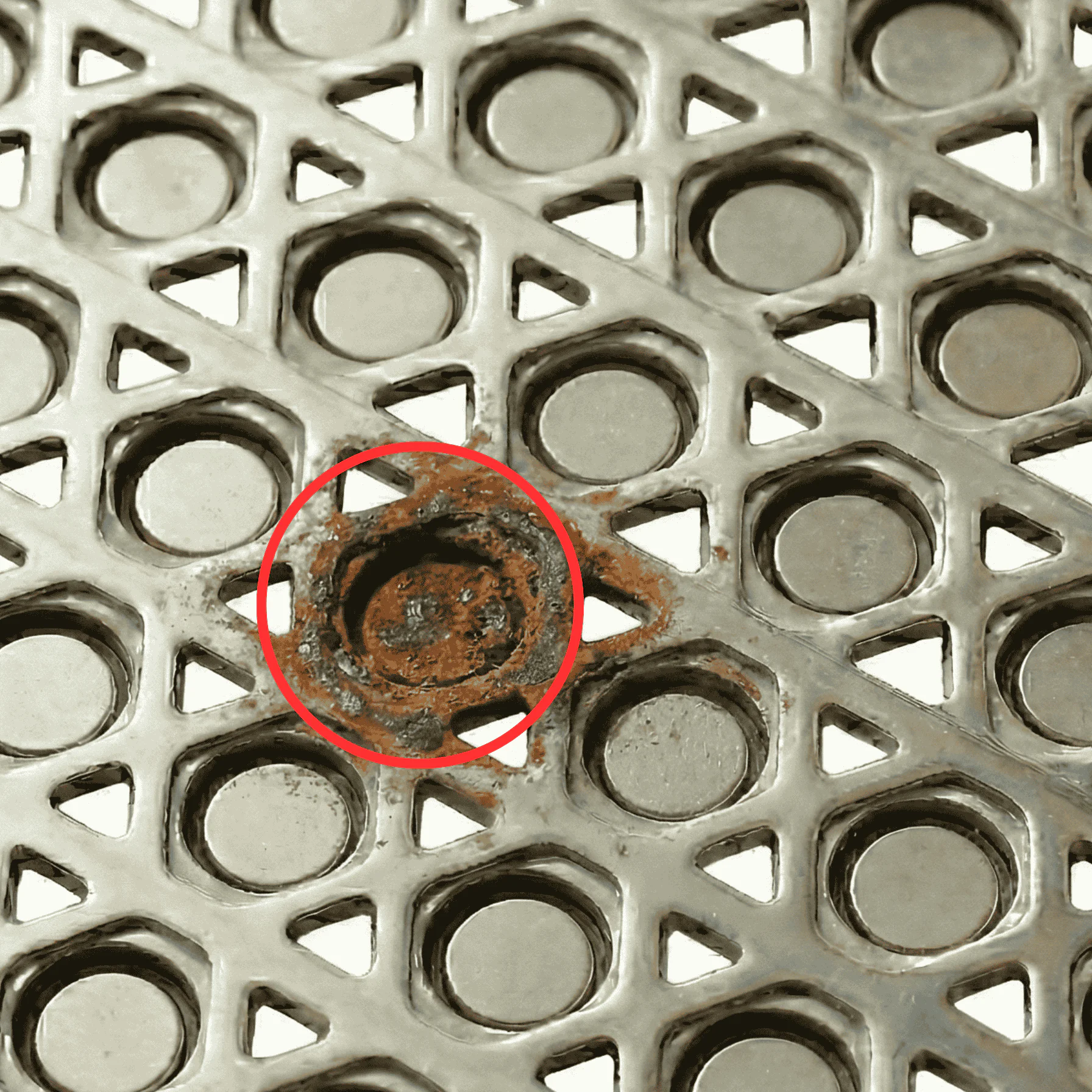 foreign particle detection in battery packs