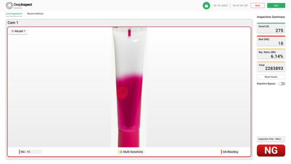 deep learning anomaly detection for packaging
