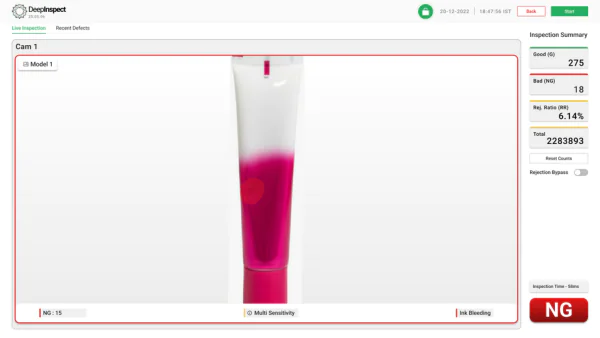 deep learning anomaly detection for packaging