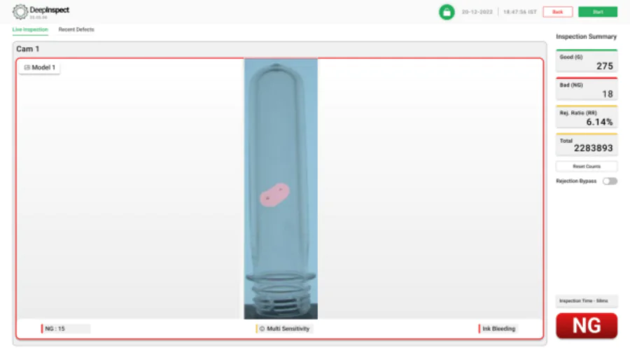 defect detected by SwitchOn