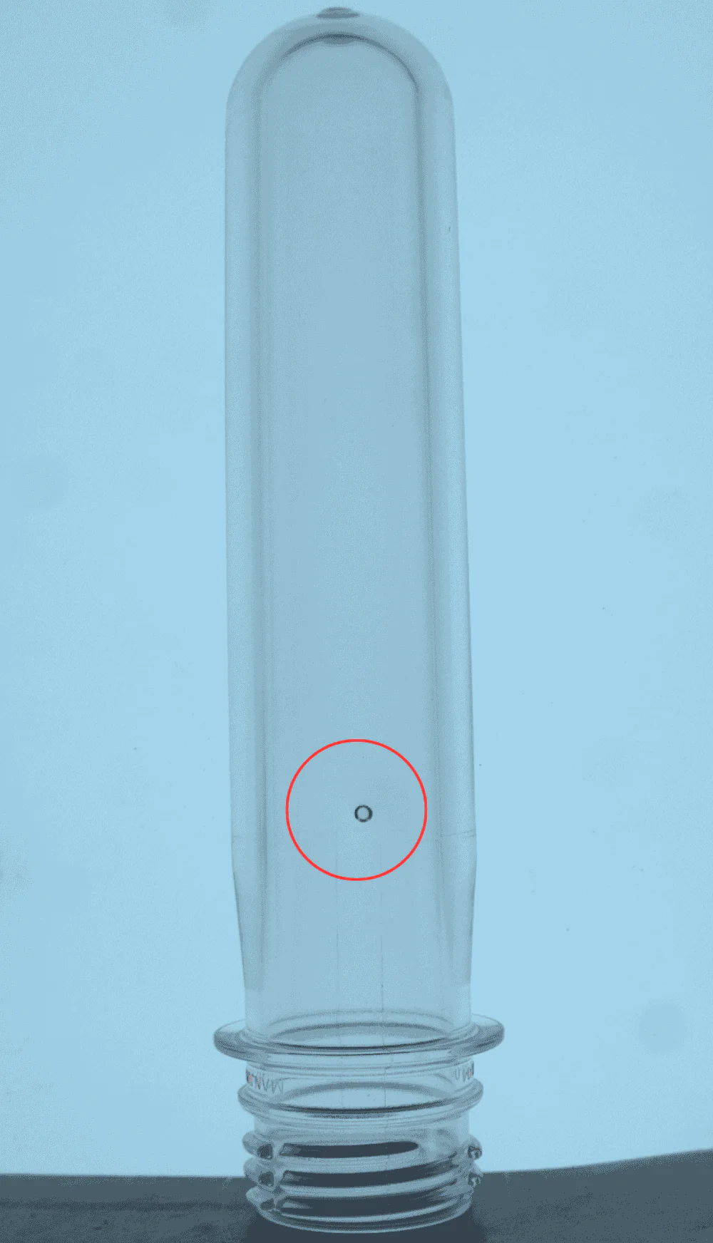 bubble defect in pet perform