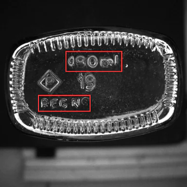mould number reading on glass bottles