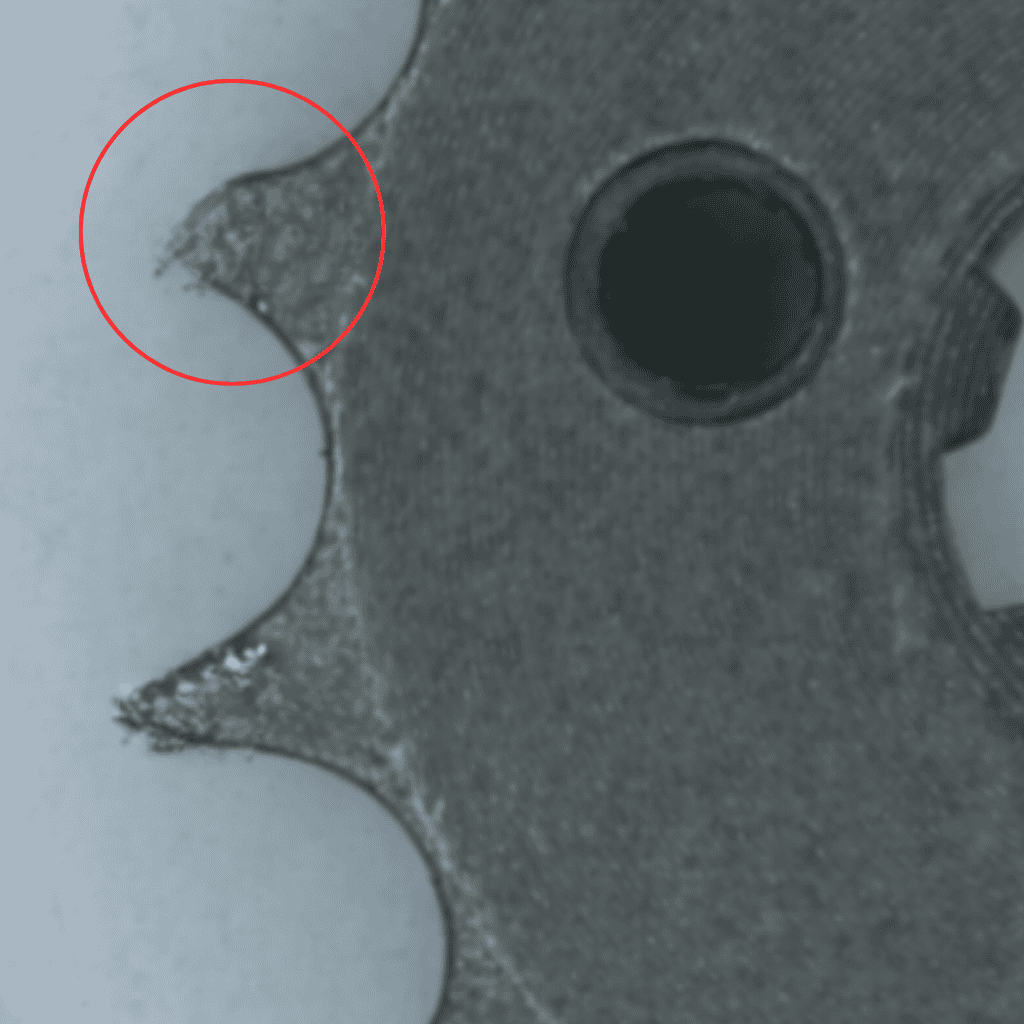 Tooth profile deviation