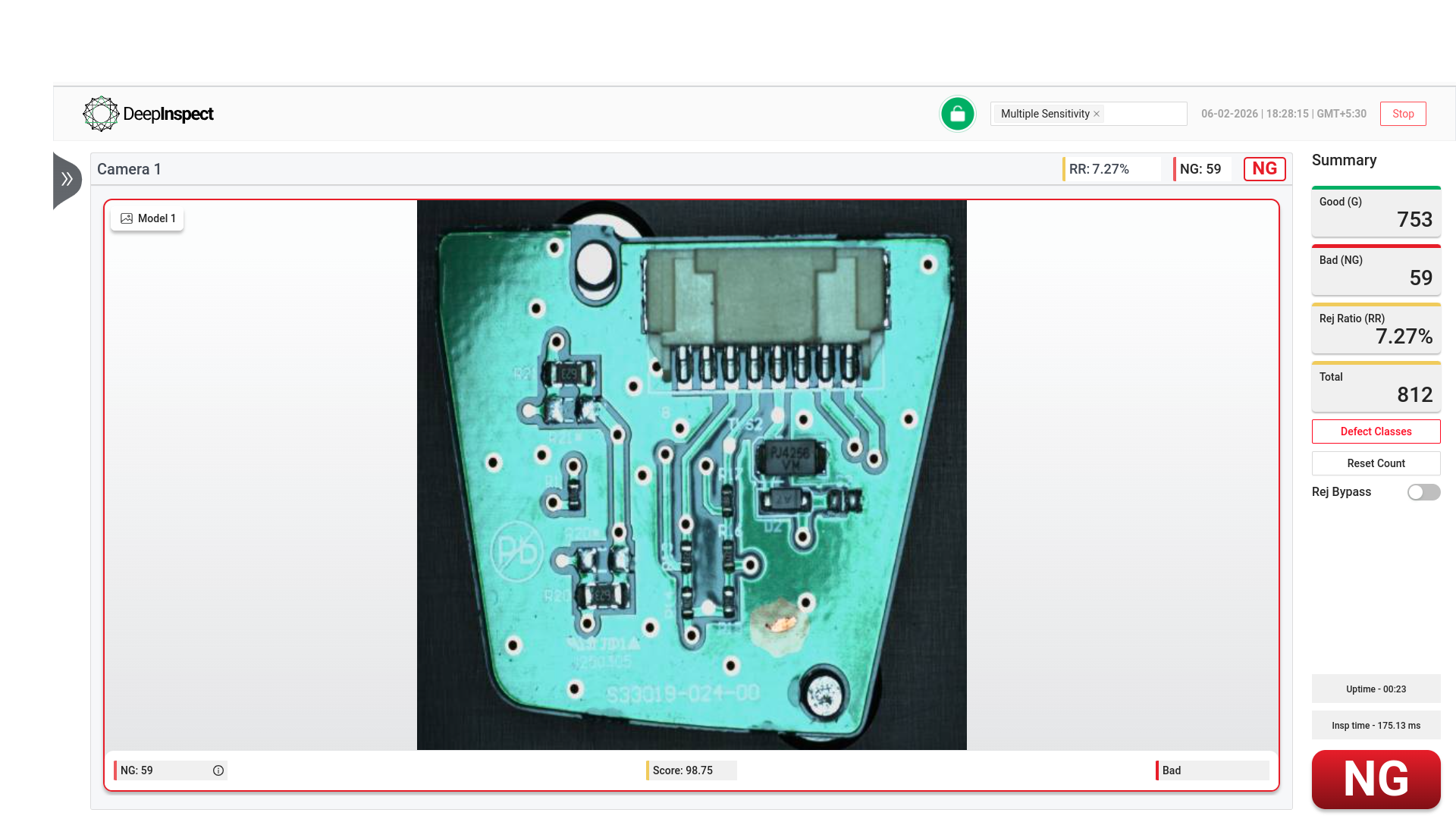 PCB quality Inspection