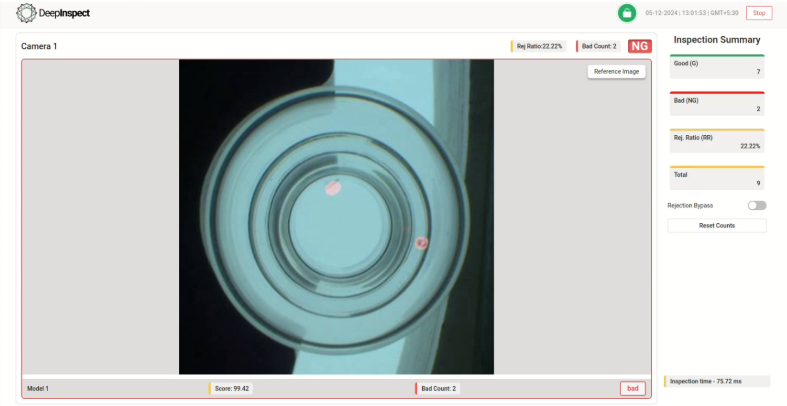 vial overfill underfill inspection